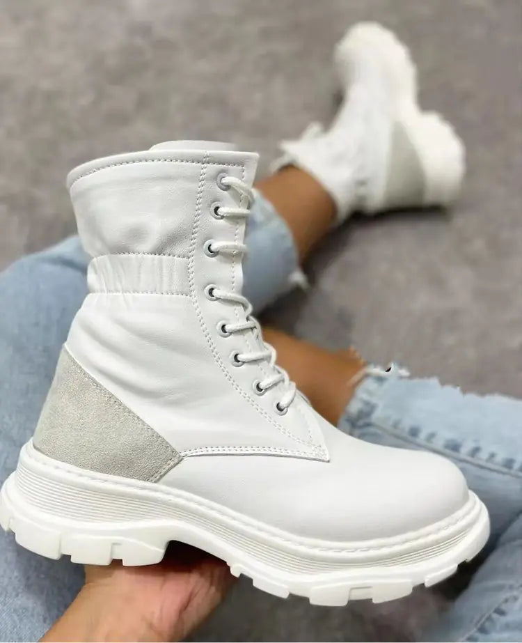 Viscose Martin Boots