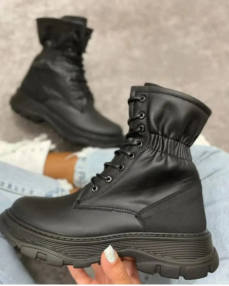 Viscose Martin Boots