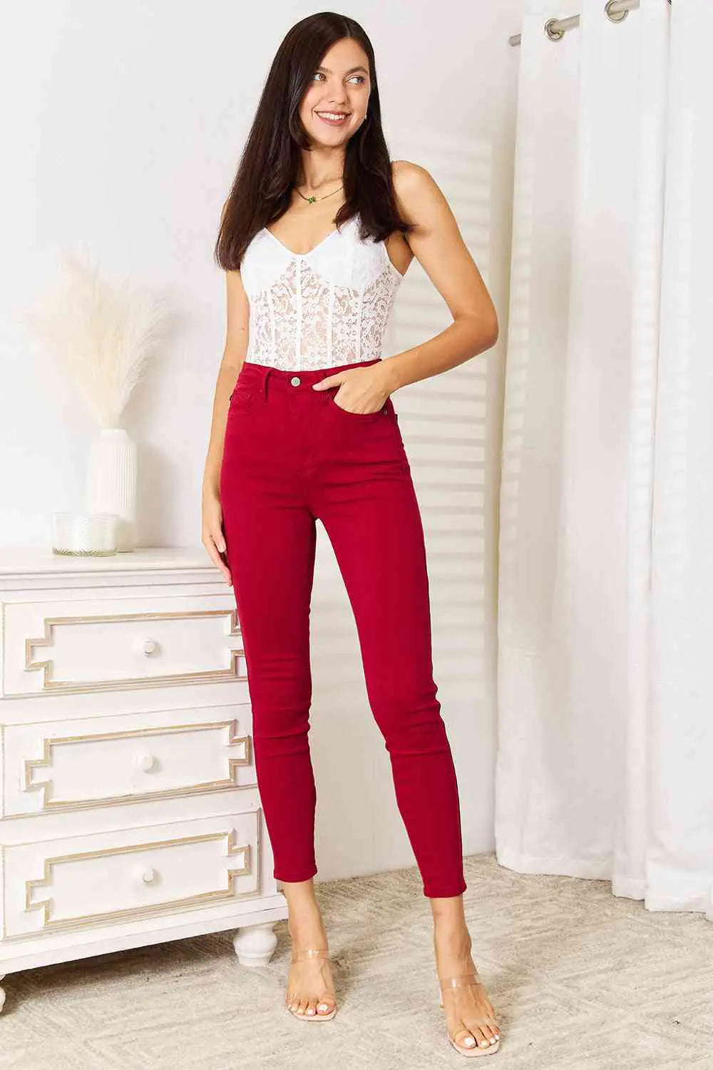 High Waist Skinny Jeans