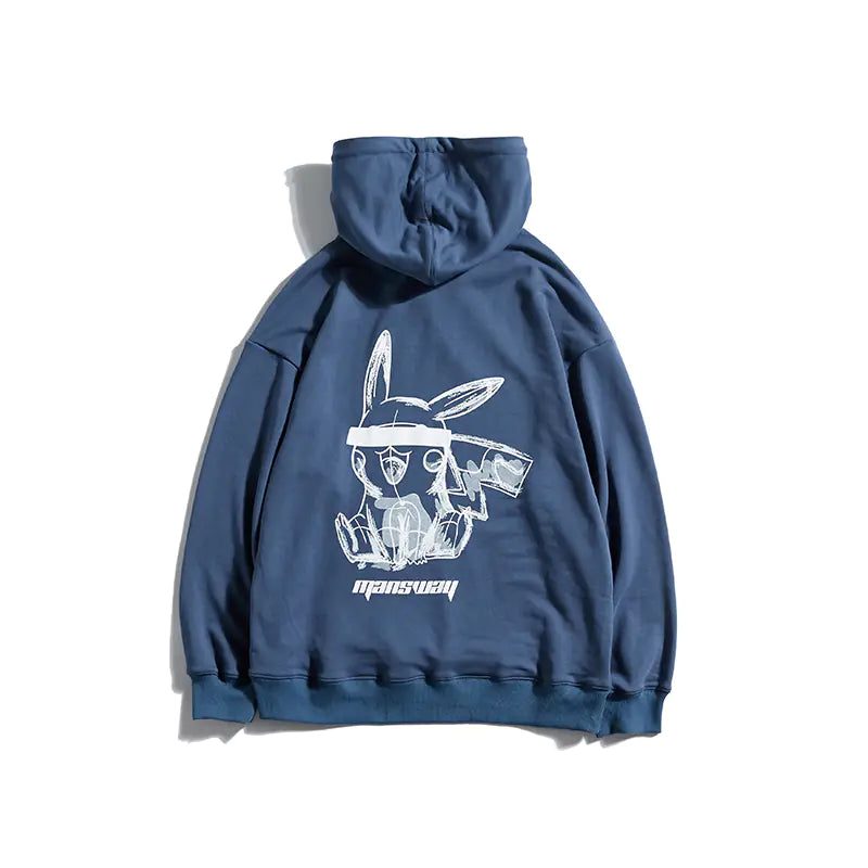 Pikachu Print Hoodie