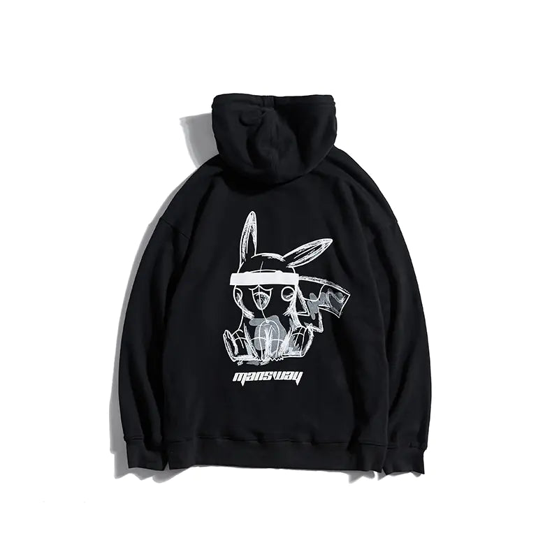Pikachu Print Hoodie