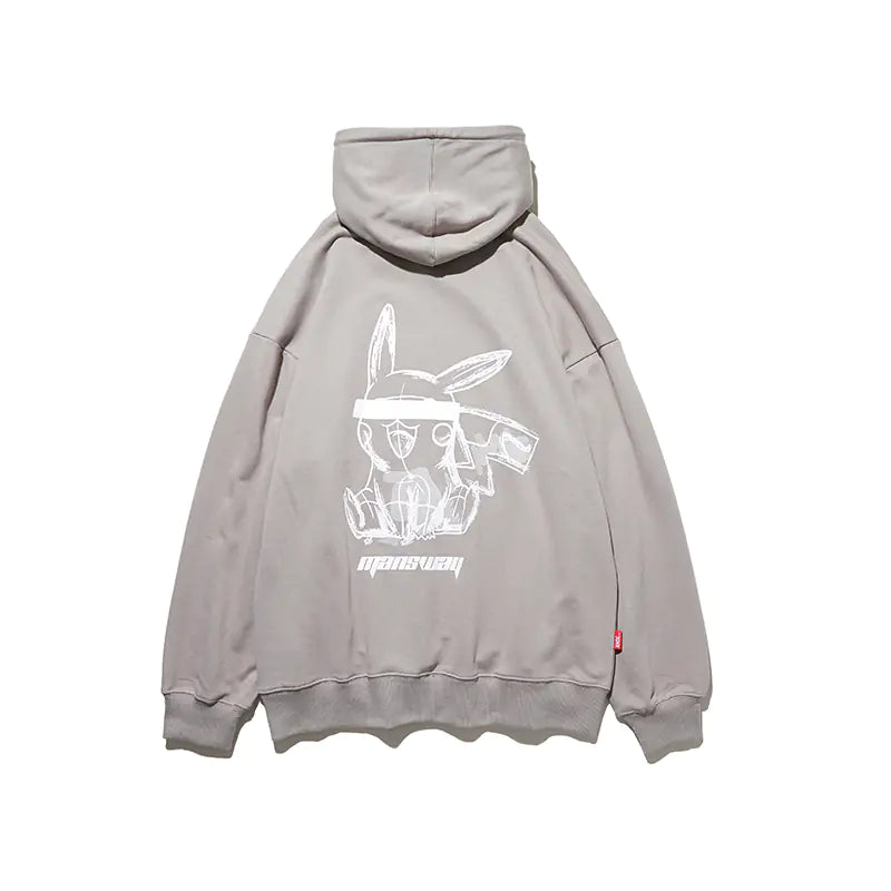 Pikachu Print Hoodie