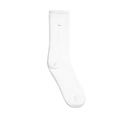 Embroidered Crew Socks | SOCCO SC200