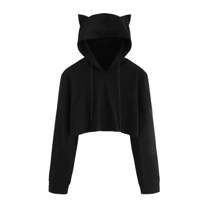 Short Hooded Sweatshirt