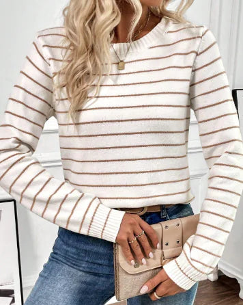 Striped Knit Sweater